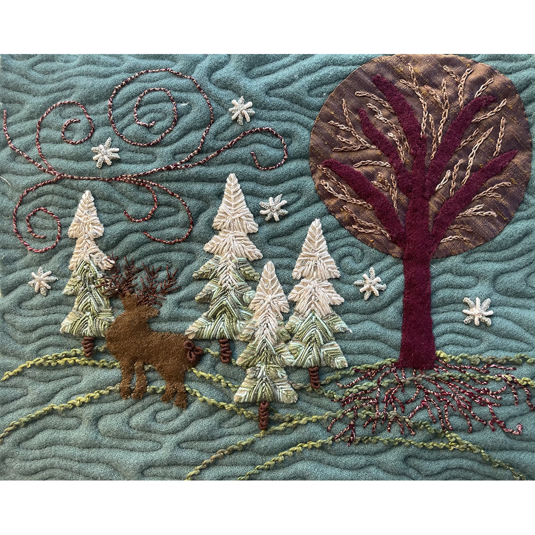 Embroidery on Wool