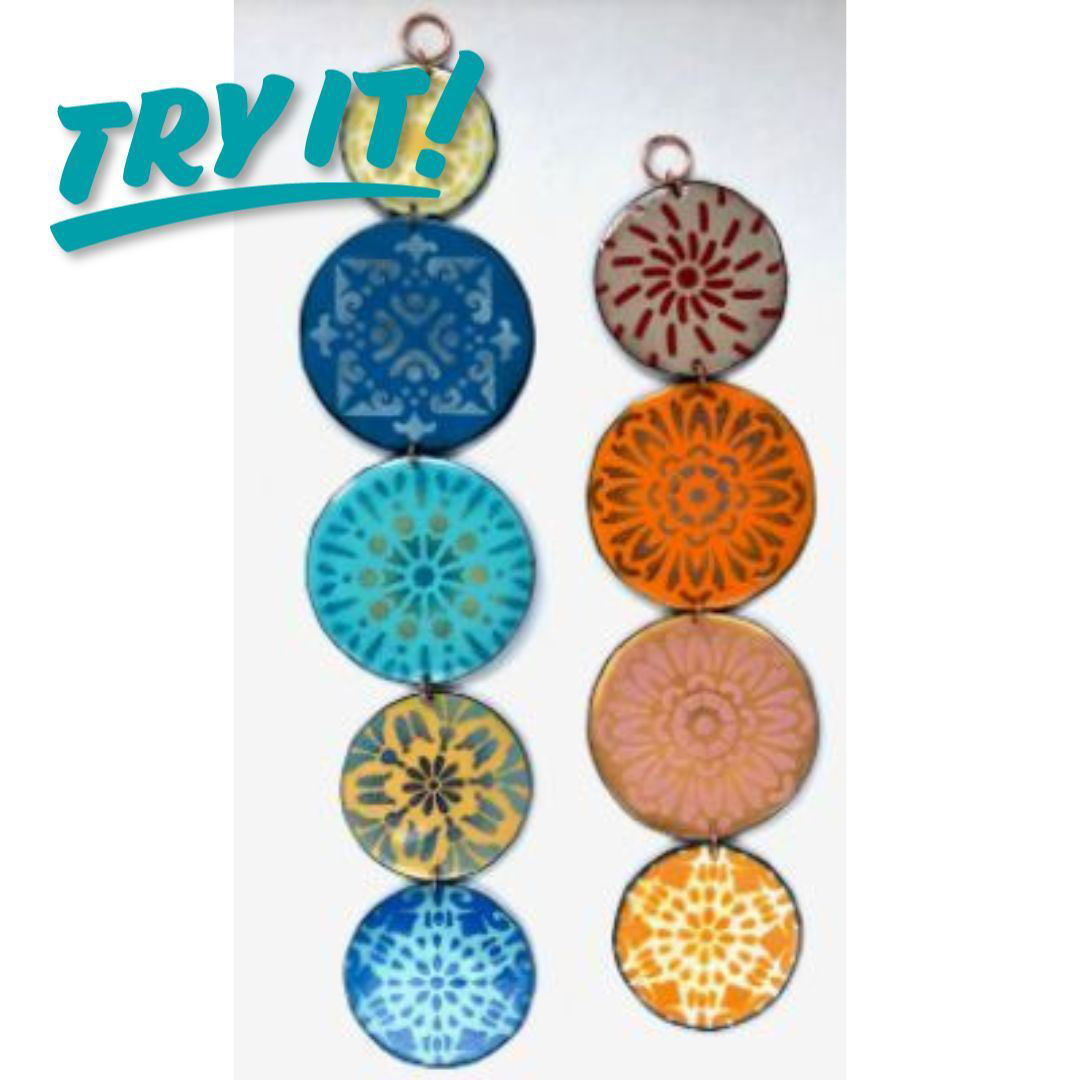 Try It! Enameled Hanging Mandala