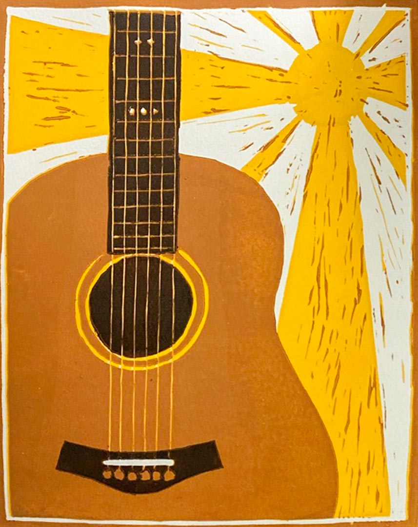 Reduction Linocut Printmaking