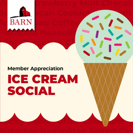 BARN Member Appreciation Ice Cream Social