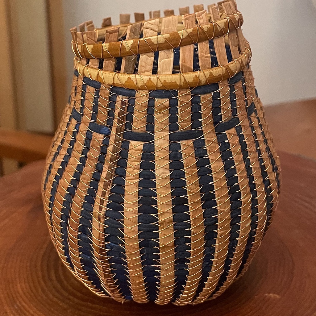 Basketry: Cedar in Blue with Polly Sutton