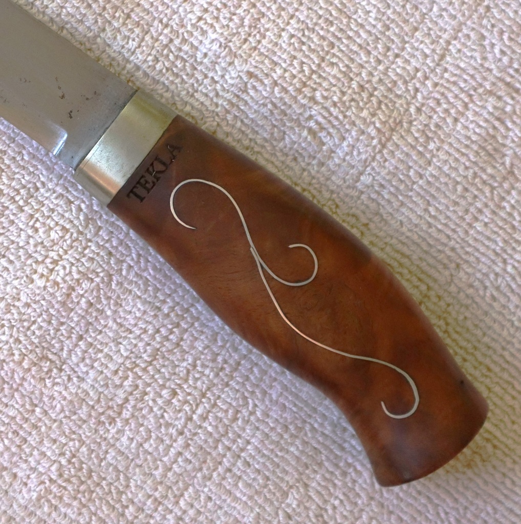 Bladesmithing: Silver Inlay in Wood