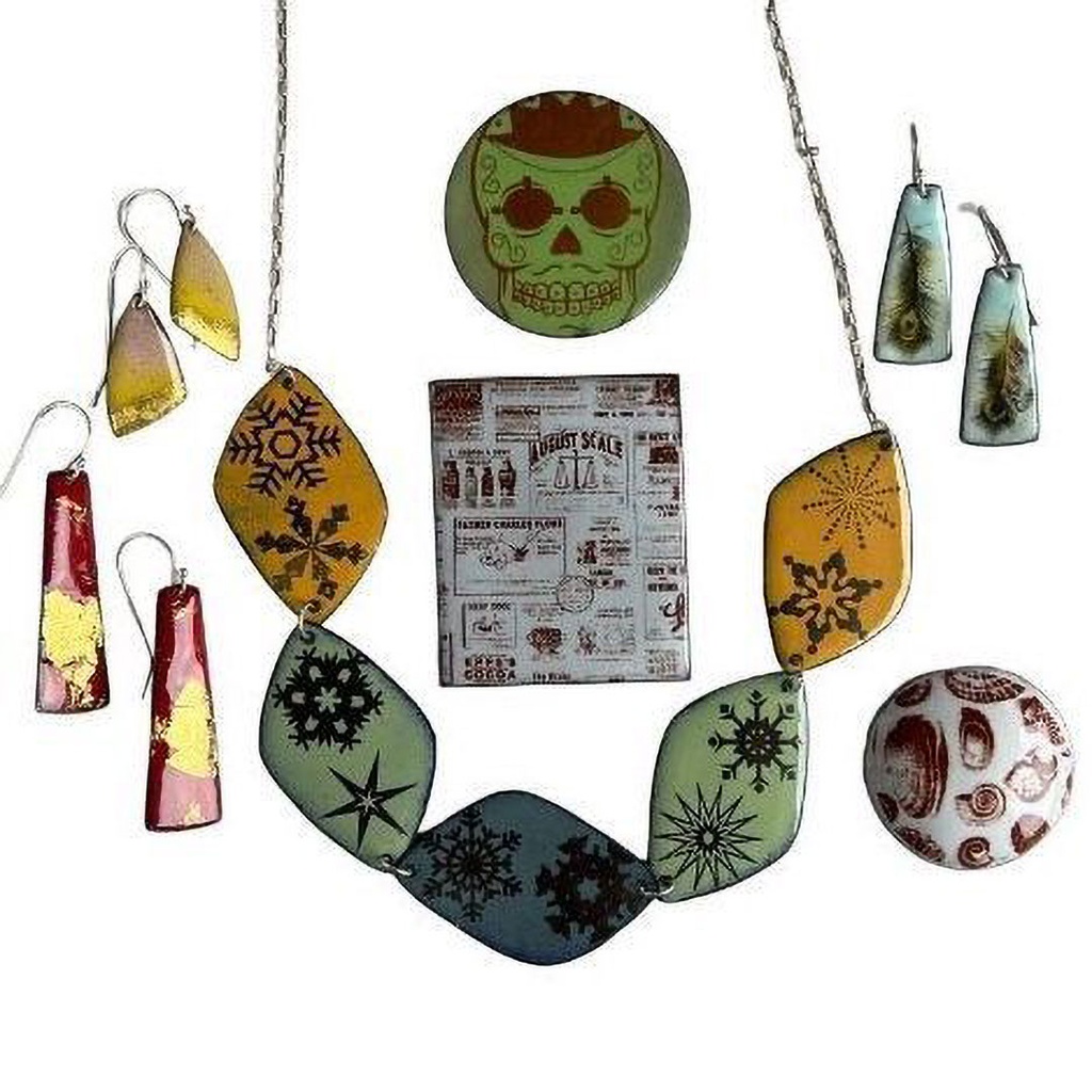 Enameling Series: Transfers, Gold Leaf, and Mica Powder