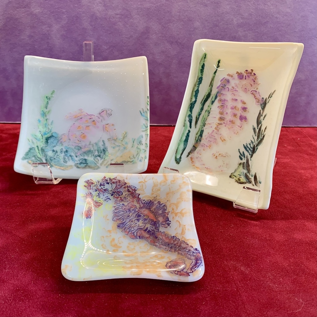 Enamels in Fused Glass