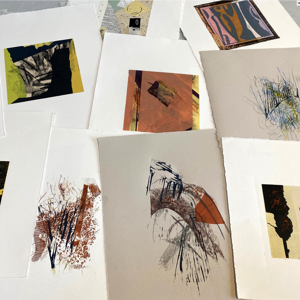 Experimental Linocut