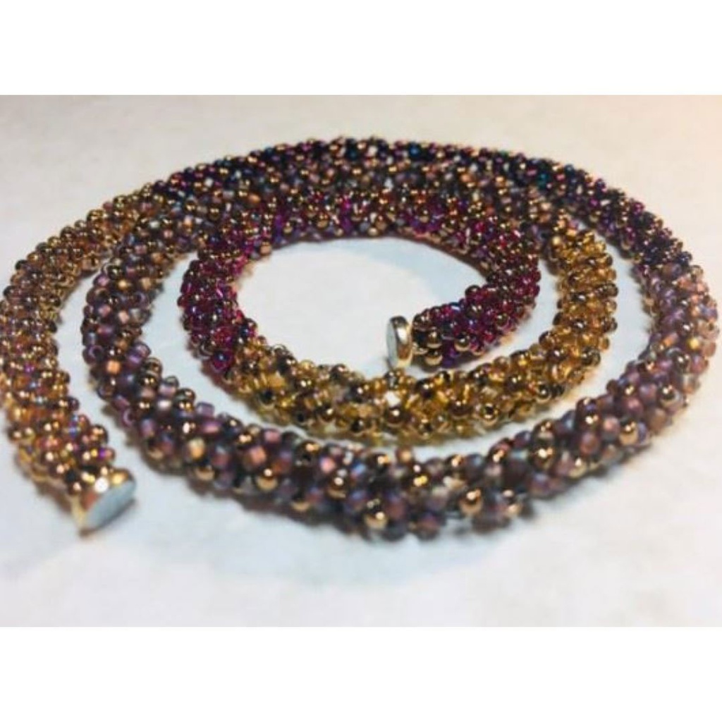Exploring Bead Weaving ~ Chenille Stitch