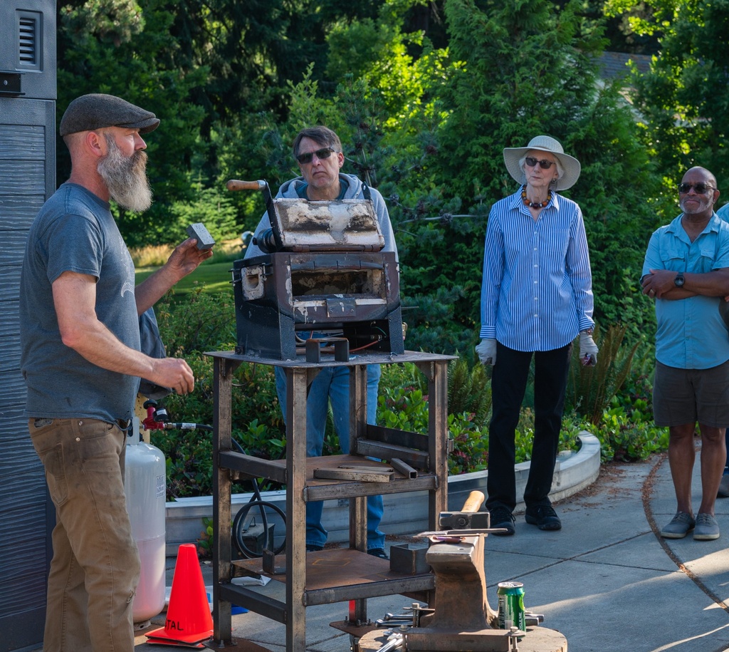 Forge: Blacksmithing Hand-Forged Nails Demo