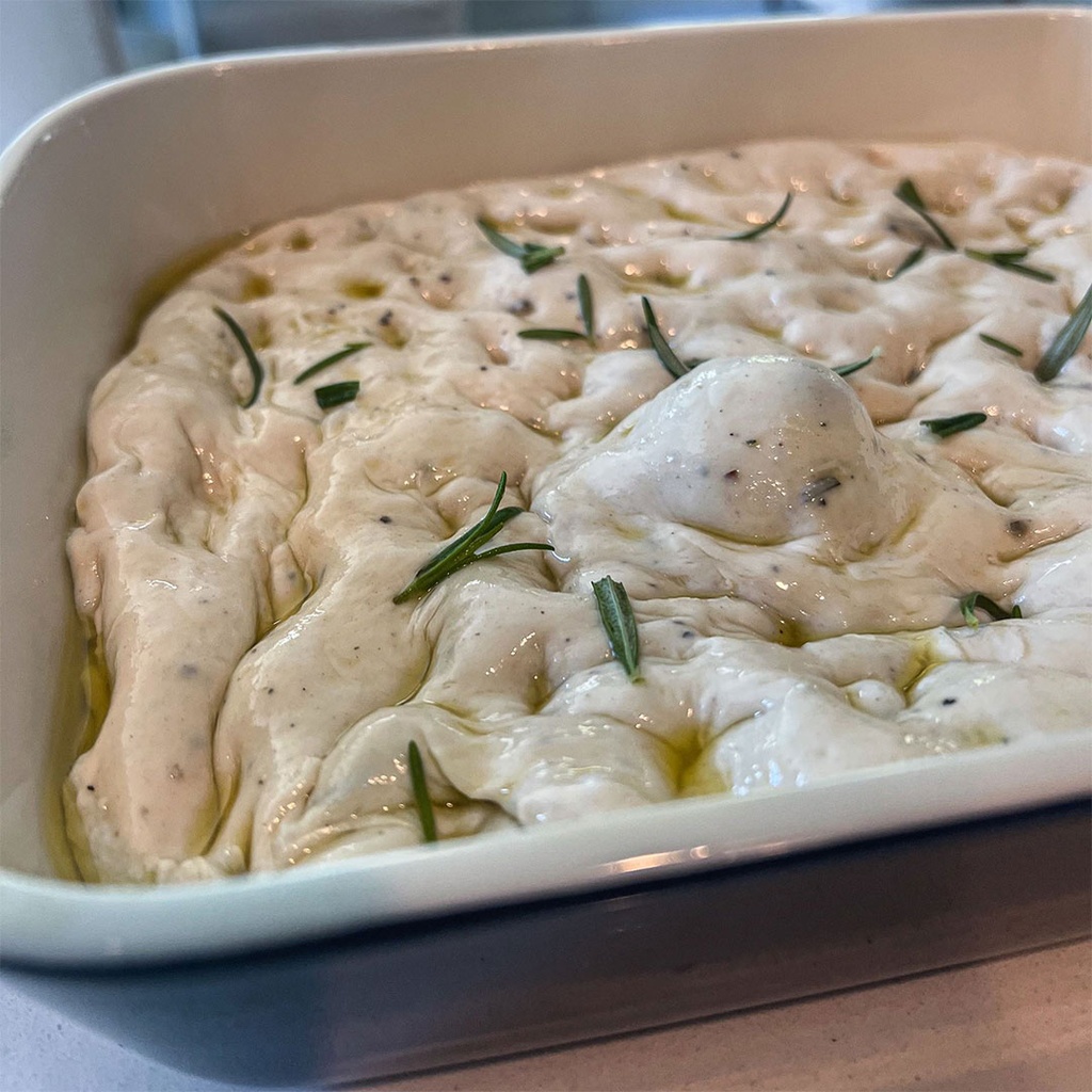 Making Sourdough Focaccia