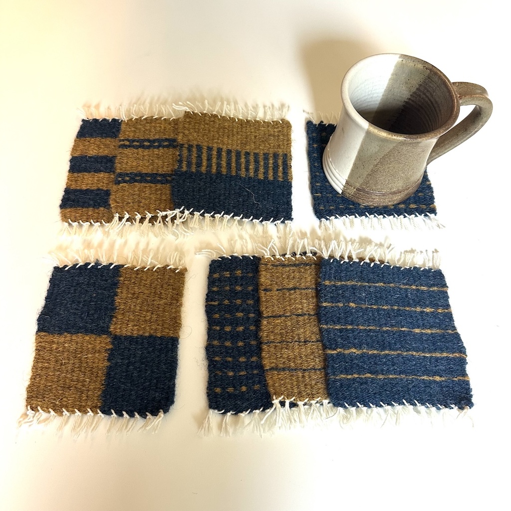 Mug Rugs on the Rigid Heddle Loom