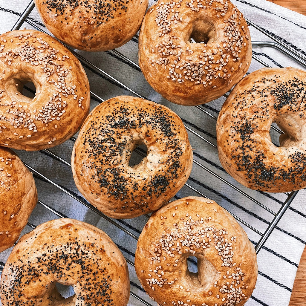 Sourdough Bagels