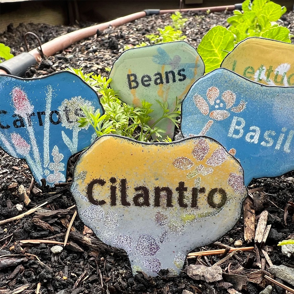 Try It! Enameled Garden Stakes