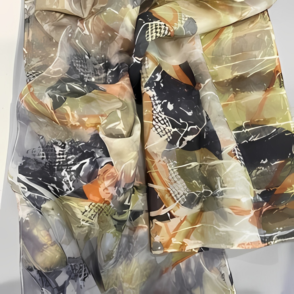 Try It! Transfer Print a Silk Scarf from Men’s Ties