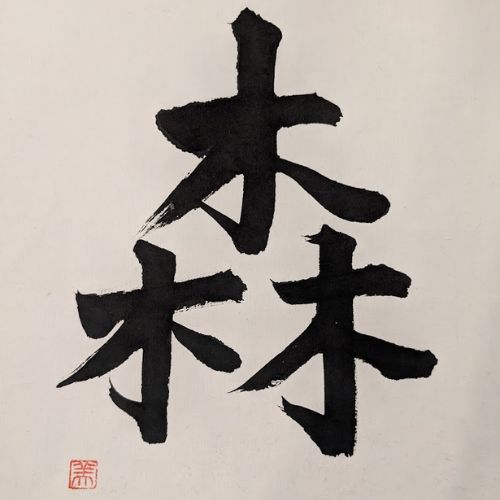Japanese Calligraphy Workshop at Bloedel