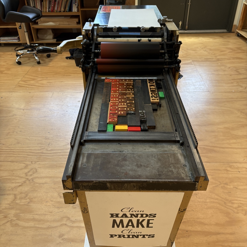  Letterpress Guided Open Studio: Posters! 
