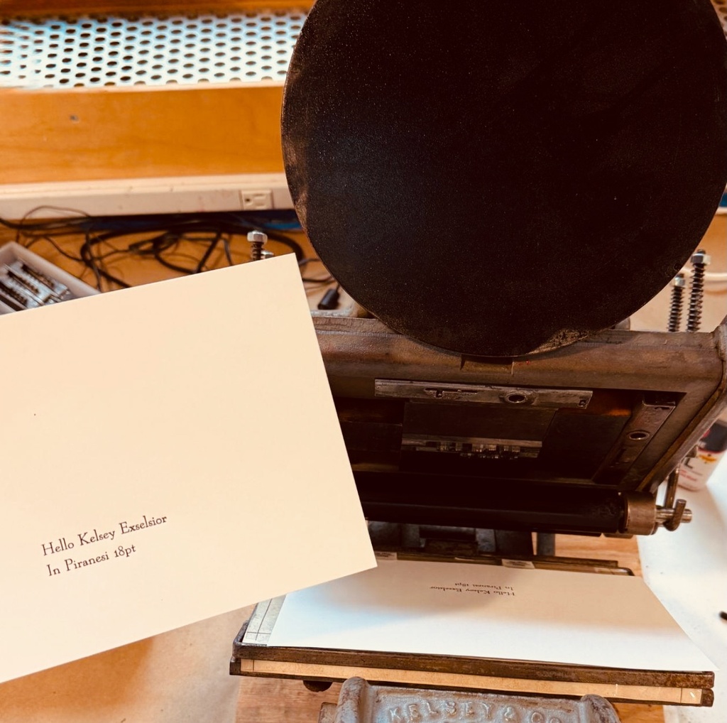 Letterpress Printing with the Platen Press