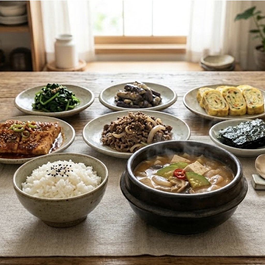 The Korean Home Table: Eomma-Bapsang