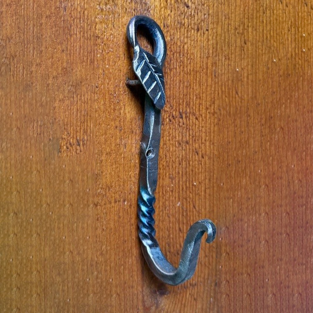 Forge: Wall Hook with Decorative Heart 