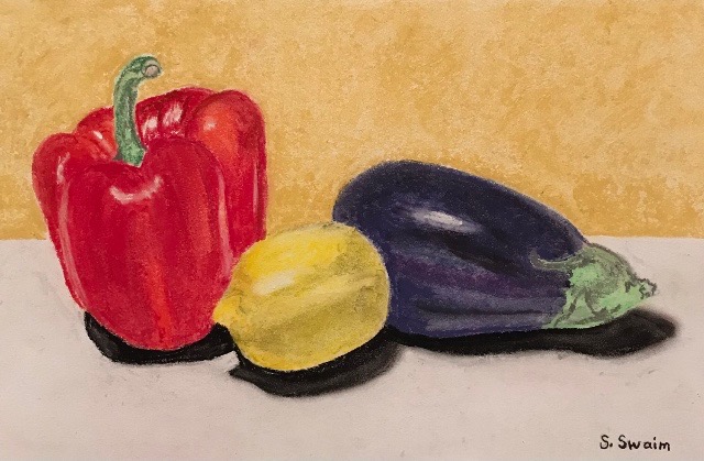 Soft Pastel: Fall Harvest Still Life 