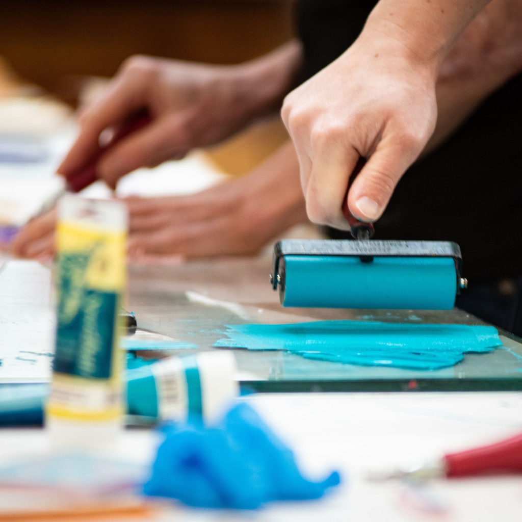 Reduction Linocut Printmaking