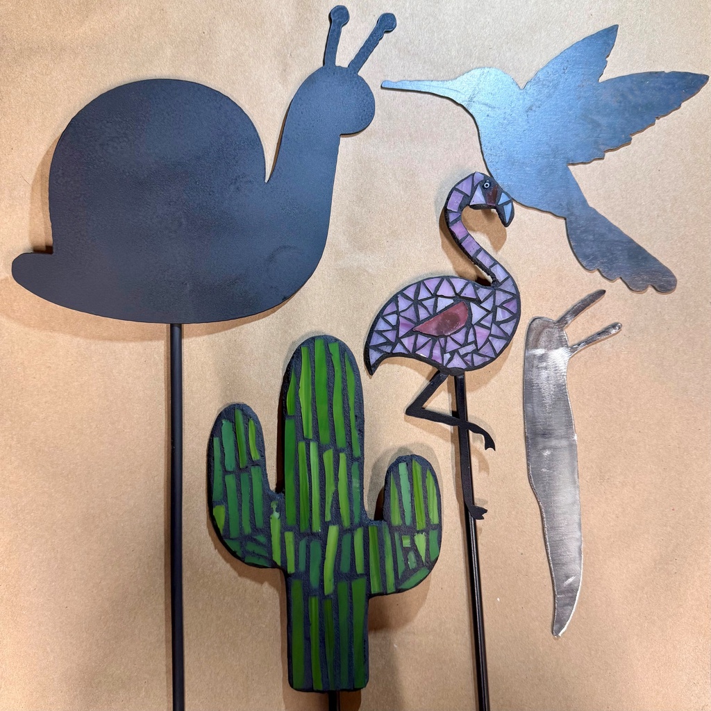 Welding: Make Metal Garden Stakes Ready to Mosaic  