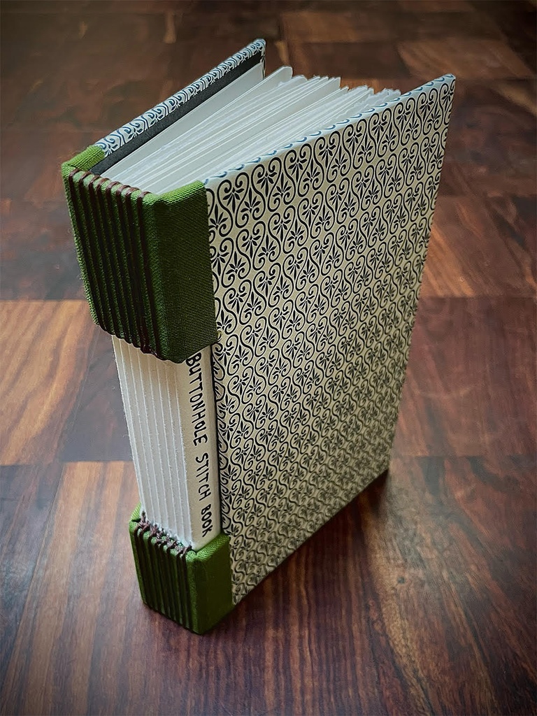 Make a Hardcover Book with a Buttonhole Stitch Binding